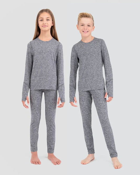 Terramar - Thermolator 2.0 Pant - Kids' - Dk Grey Melange