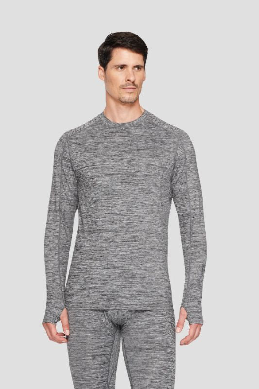 Terramar - Thermolator 2.0 Crew - Men's - Dk Grey Melange