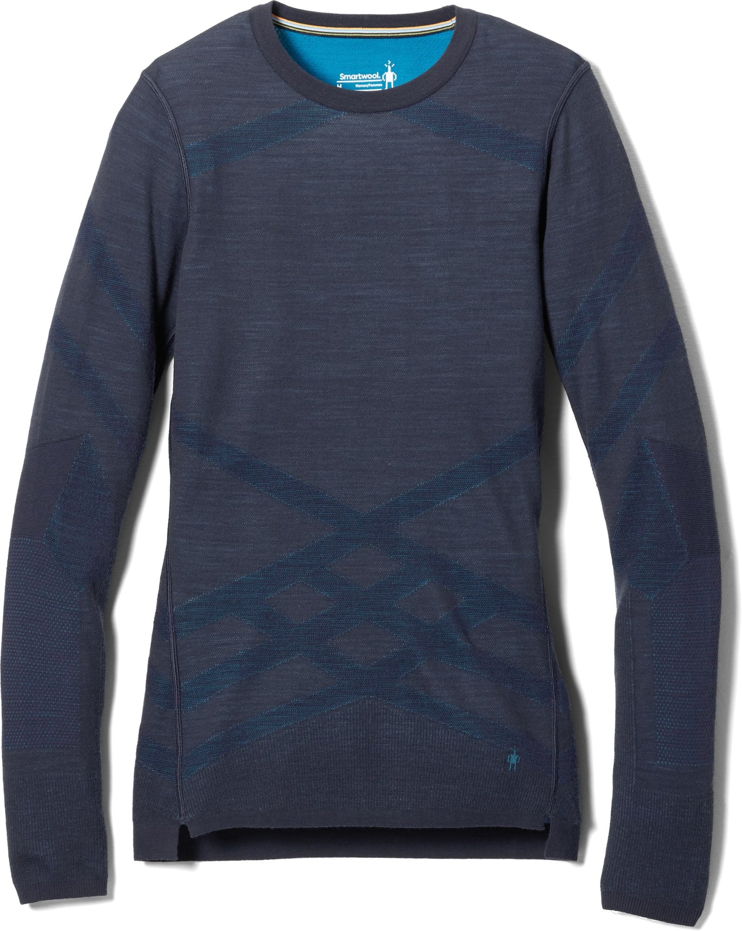 Smartwool - Intraknit Thermal Merino Base Layer Crew - Women's - Black / White