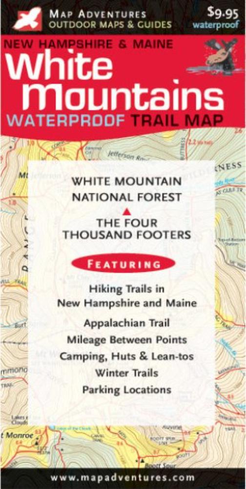 Map Adventures - White Mt Waterproof Map 7th