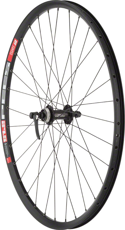 Quality Wheels - Deore M610/DT 533d Front Wheel - 27.5", QR x 100mm, Center-Lock, Black