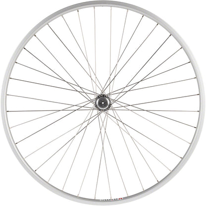 Quality Wheels - Value Single Wall Series Rear Wheel - 27", QR x 130mm, Rim Brake, Freewheel, Silver, Clincher