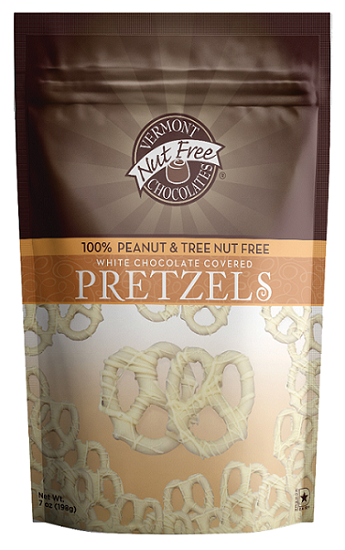 Vermont Nut Free - Chocolate Covered Pretzels - Dark Chocolate