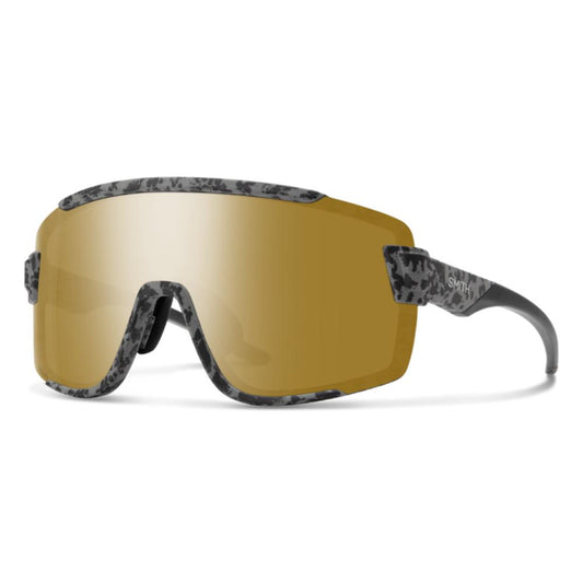Smith - Wildcat - Matte Gray Marble; ChromaPop Polarized Bronze Mirror