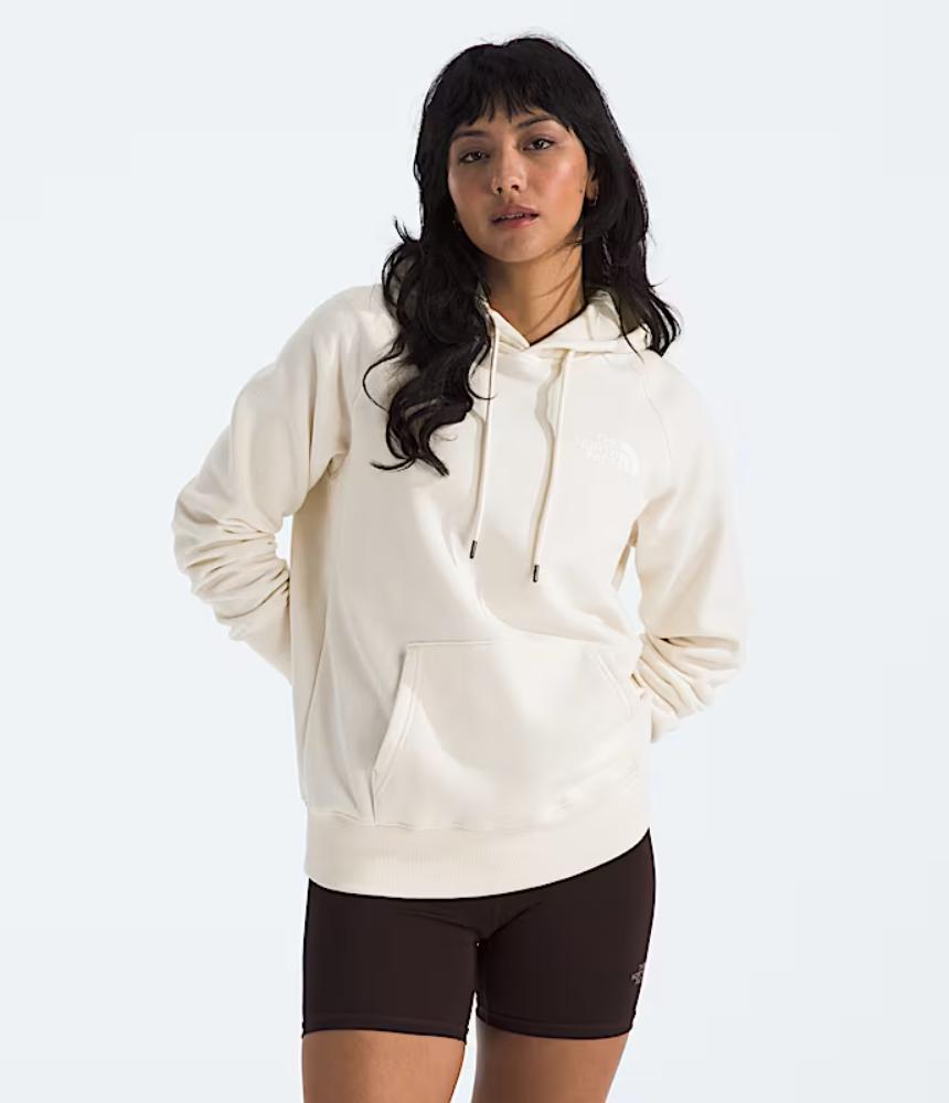 The North Face - Plus Box Nse Pullover Hoodie - Women's - White Dune