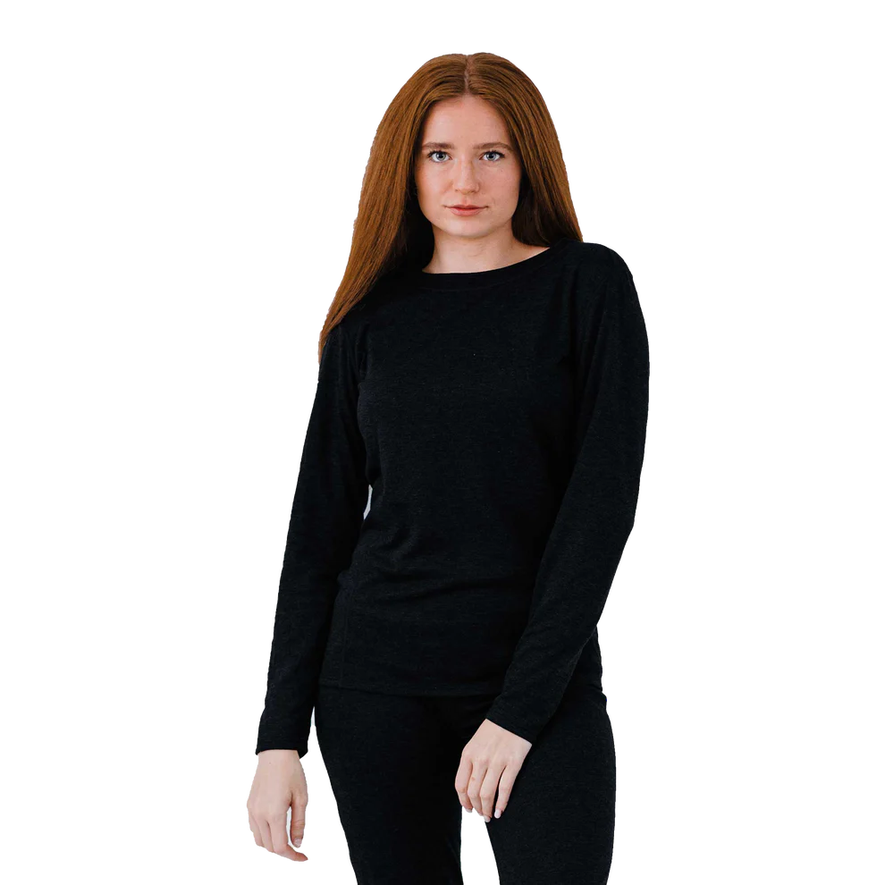 Polarmax - Women's Double Layer Crew - Black