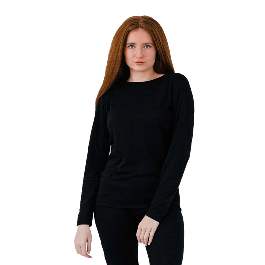 Polarmax - Women's Double Layer Crew - Black
