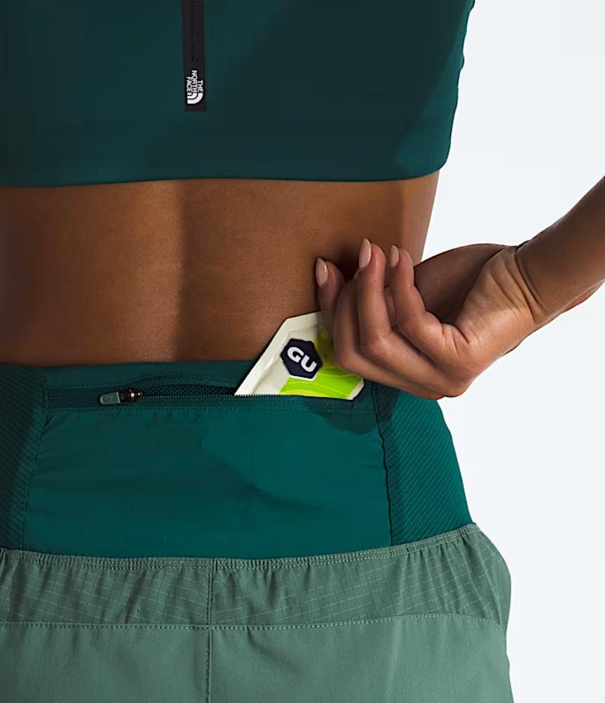 The North Face - Sunriser Short 5in - Women's - Duck Green-Deep