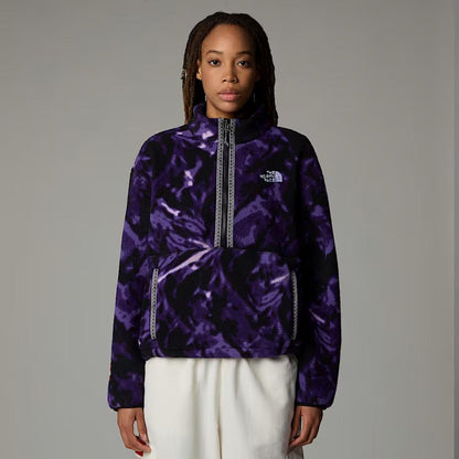 The North Face - TNF Fleeski 1/4 Zip Pullover - Women's - White Dune