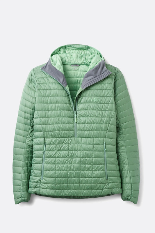 Rab - Women's Microlighter Pullover Hoody - Dark Fig Green