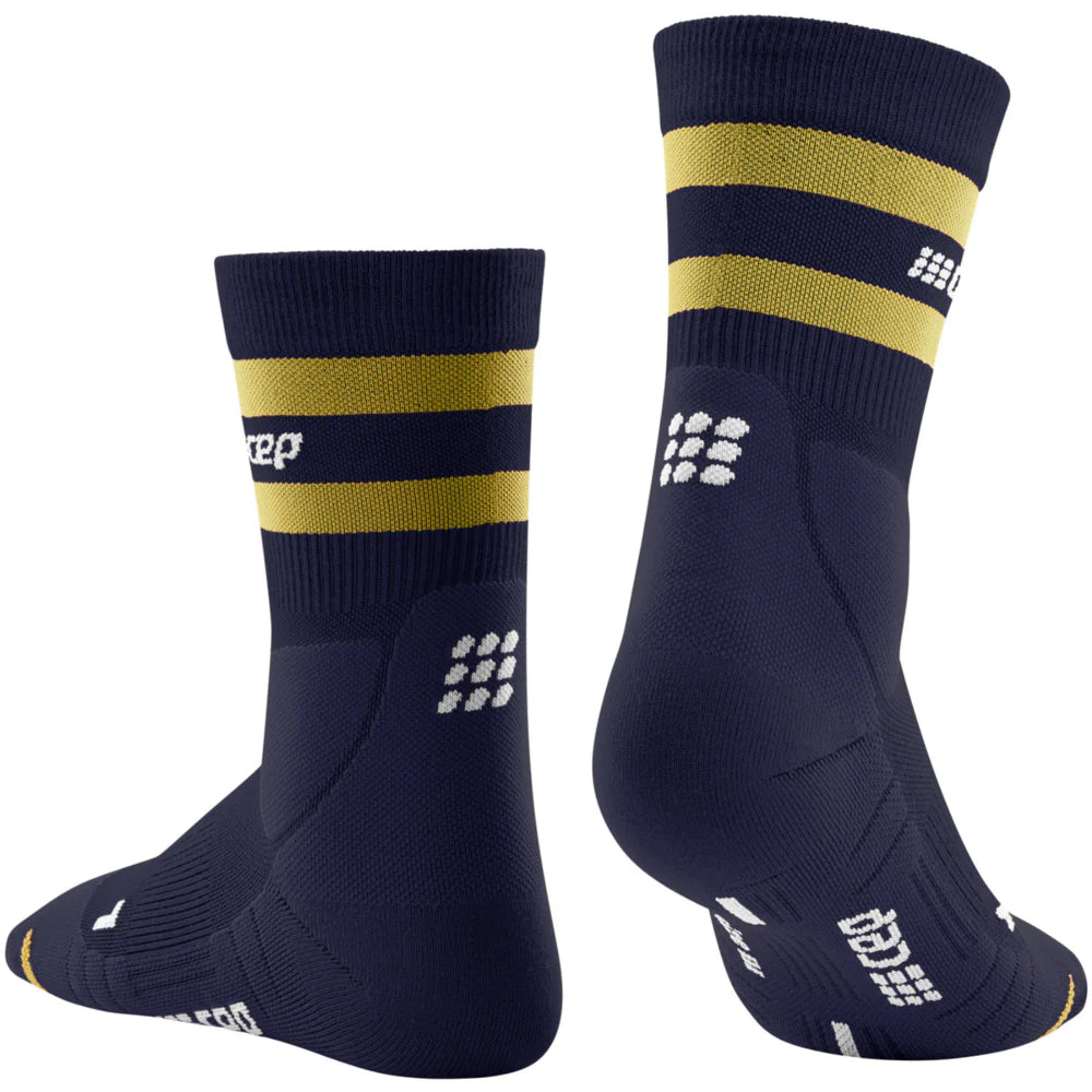 CEP - 80S Hiking Mid Cut Socks Men's - Peacoat/Gold