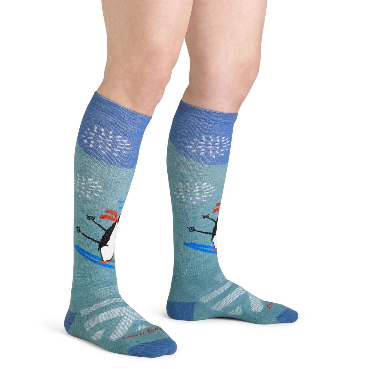 Darn Tough - Penguin Peak OTC Midweight With Cushion - Aqua