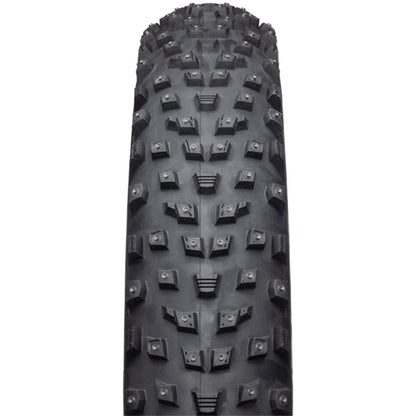45NRTH - Wrathlorde Tire 26 x 4.2 Tubeless Folding Black 120tpi 300 XL Concave Carbide Aluminum Studs