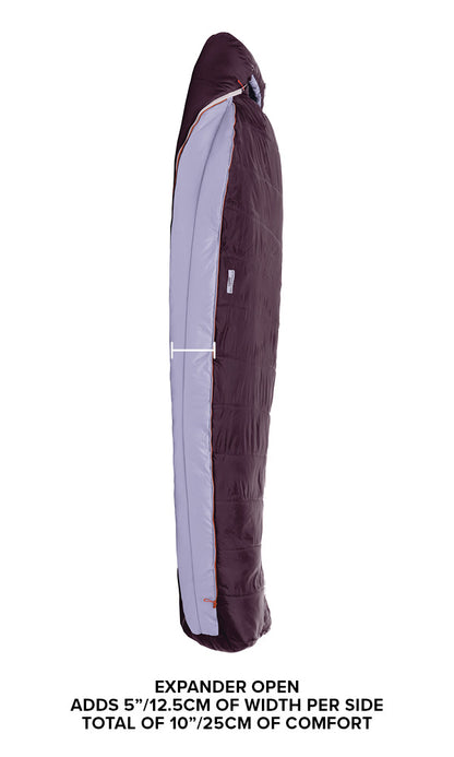Big Agnes - Torchlight Camp 20˚ Sleeping Bag - Women's - Plum/Lavender