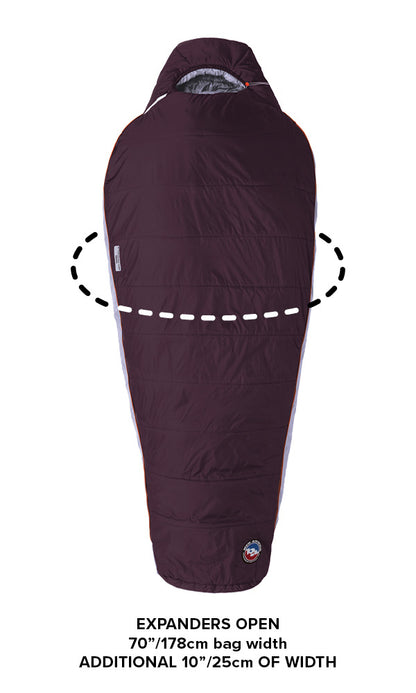 Big Agnes - Torchlight Camp 20˚ Sleeping Bag - Women's - Plum/Lavender