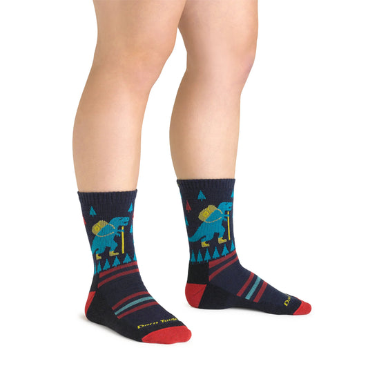 Darn Tough - Ty-Ranger-Saurus Micro Crew Lightweight With Cushion - Eclipse