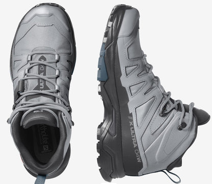 Salomon - X Ultra 4 Mid Wide GTX W - Quarry/Black/Legion Blue
