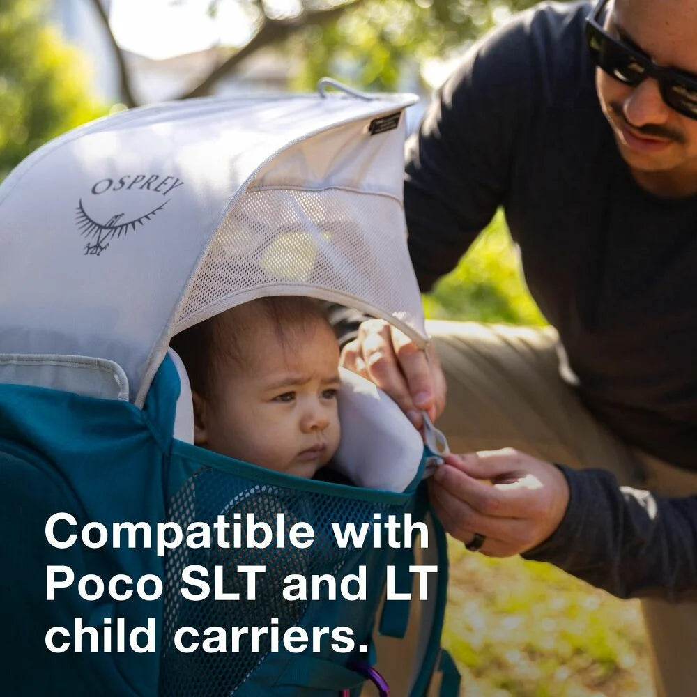 Osprey - Poco Child Carrier Sun Shade - Silver