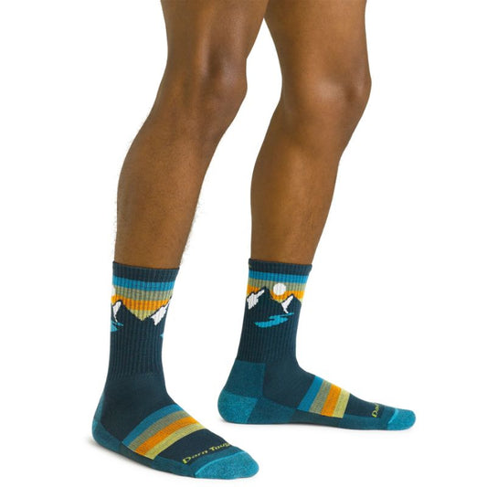Darn Tough - Sunset Ridge Micro Crew Lightweight Cushion - Men's - Charcoal