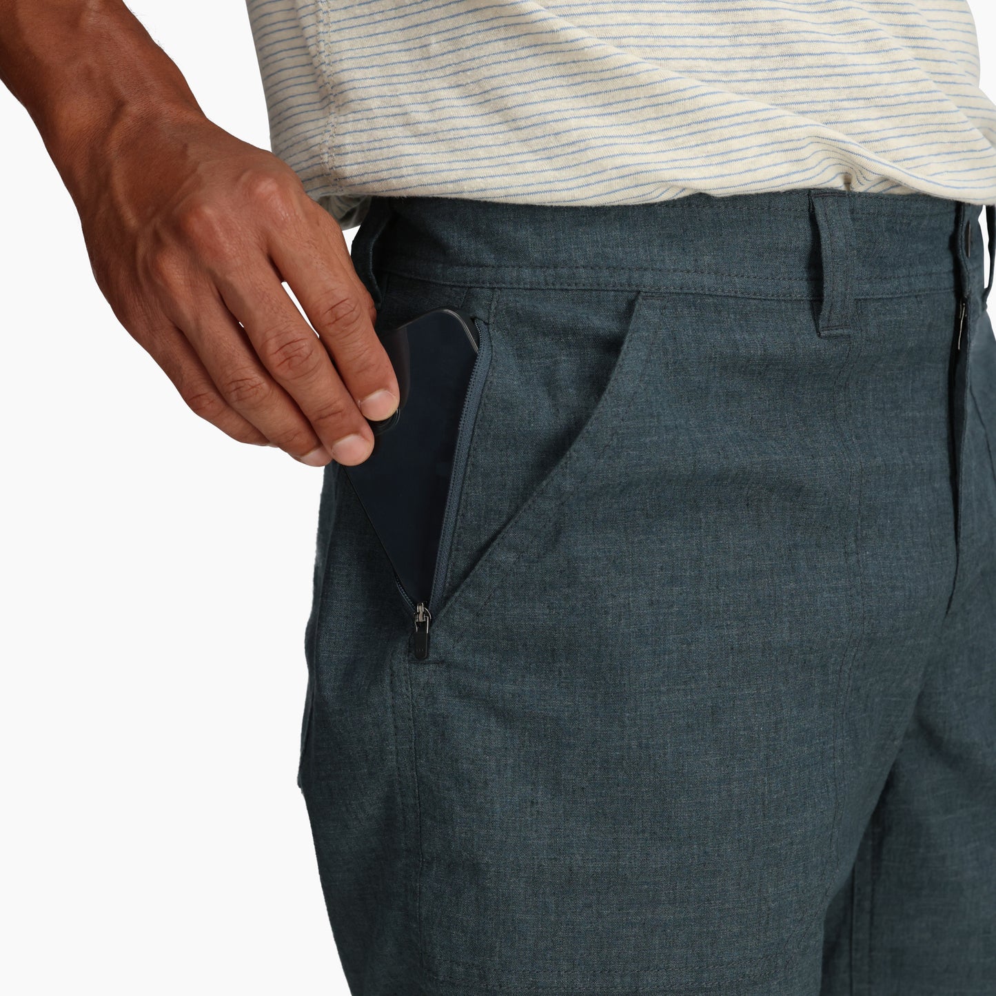 Royal Robbins - Mens Hemp Adventure Short - Orion Blue