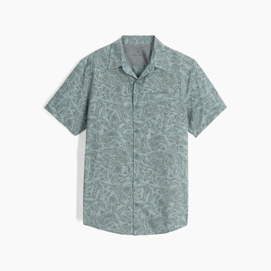 Royal Robbins - Amp Lite II Short Sleeve - Men's - Lt Slate Htr River Pt