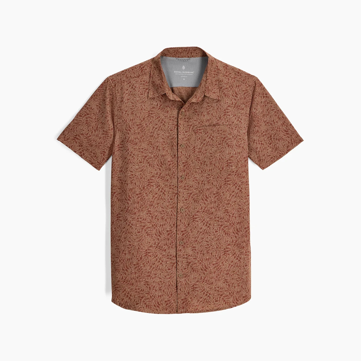 Royal Robbins - Amp Lite II Short Sleeve - Men's - Mahogany Frond Pt