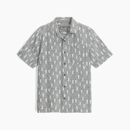 Royal Robbins - Camino Pucker Short Sleeve - Men's - Everglade Fish Pt