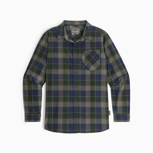 Royal Robbins -  Tamarack Long Sleeve - Men's - Dusty Olive Canyon Pld