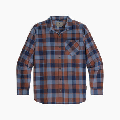 Royal Robbins -  Tamarack Long Sleeve - Men's - Deep Blue Canyon Pld