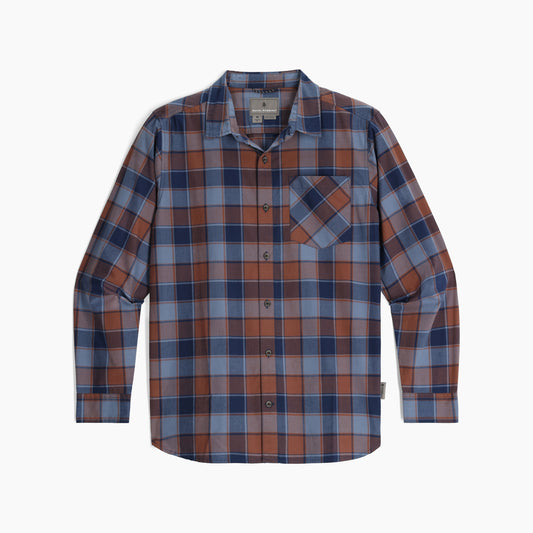 Royal Robbins -  Tamarack Long Sleeve - Men's - Deep Blue Canyon Pld