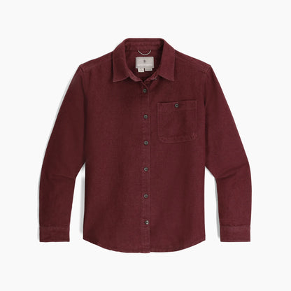 Royal Robbins - Clouds Rest Hemp Long Sleeve - Women's - Wild Rhubarb Htr