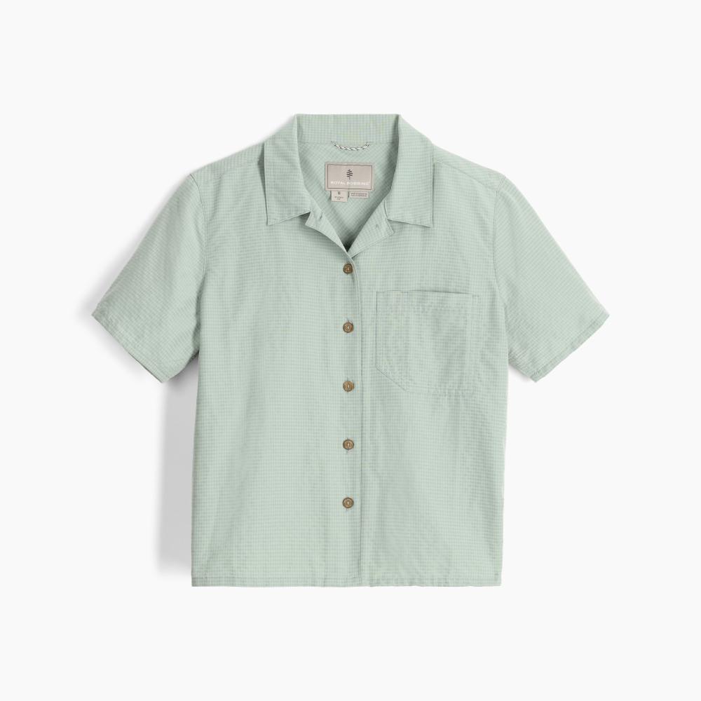 Royal Robbins - Desert Pucker Short Sleeve - Women's - Sage Leaf
