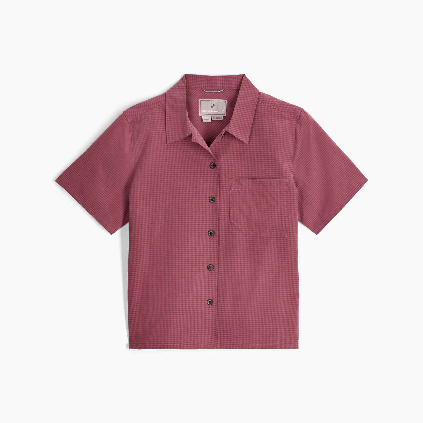 Royal Robbins - Desert Pucker Short Sleeve - Women's - Wild Rhubarb
