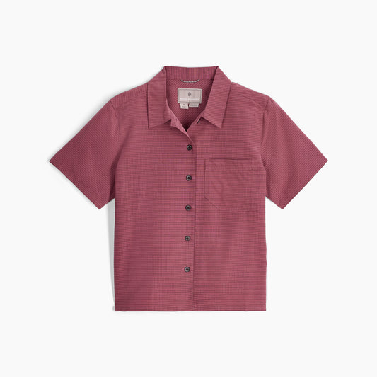 Royal Robbins - Desert Pucker Short Sleeve - Women's - Wild Rhubarb