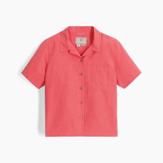 Royal Robbins - Desert Pucker Short Sleeve - Women's - Rosefinch