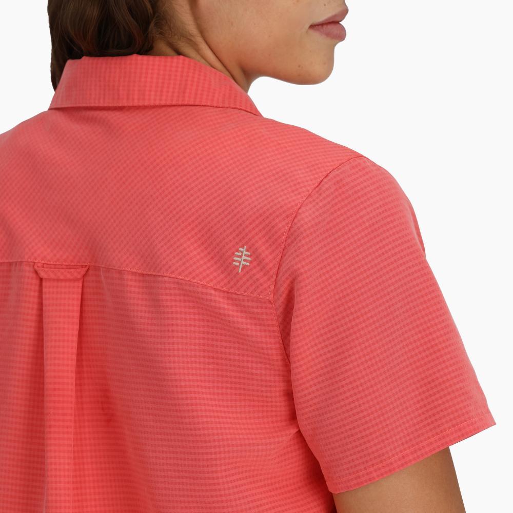 Royal Robbins - Desert Pucker Short Sleeve - Women's - Rosefinch