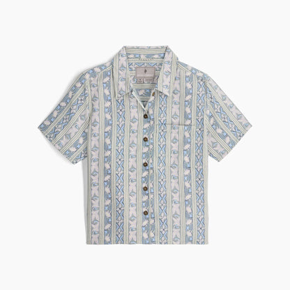 Royal Robbins - Camino Pucker Short Sleeve - Women's - Sage Leaf Botanist Pt