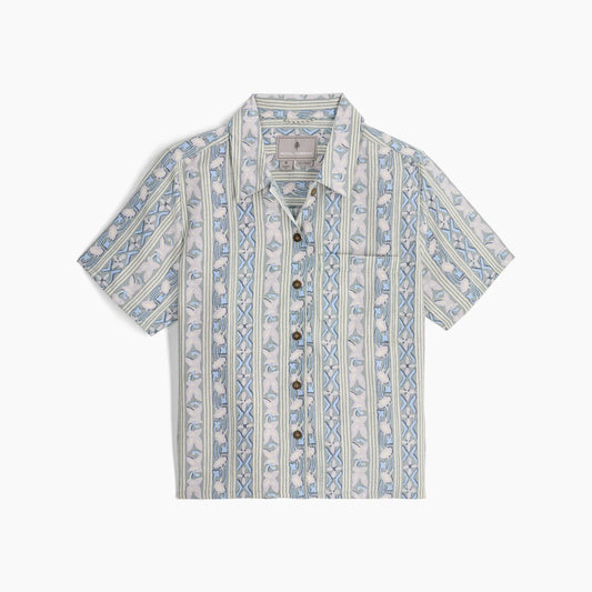 Royal Robbins - Camino Pucker Short Sleeve - Women's - Sage Leaf Botanist Pt