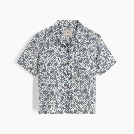 Royal Robbins - Camino Pucker Short Sleeve - Women's - Deep Blue Caledonia Pt