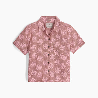 Royal Robbins - Camino Pucker Short Sleeve - Women's - Mahogany Ray PT
