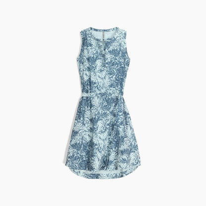Royal Robbins - Spotless Traveler Tank Dress - Pacific Blue Fern Pt