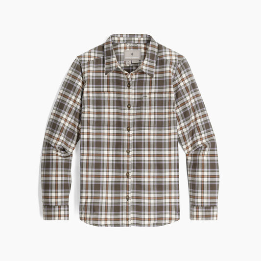 Royal Robbins - Lieback Organic Cotton Flannel Long Sleeve - Women's - Everglade Bodega Bay Pld