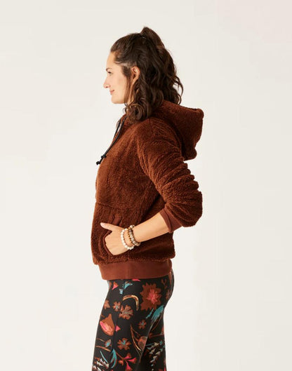 Carve Designs - Brie Sherpa Hoodie - Women's - Forest