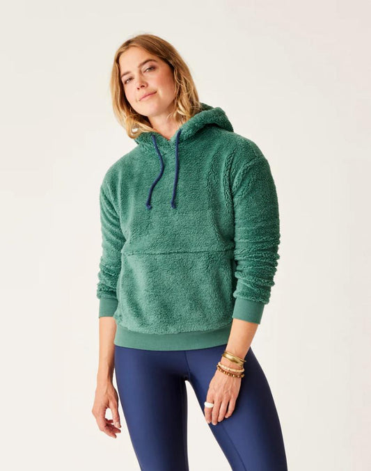Carve Designs - Brie Sherpa Hoodie - Women's - Forest