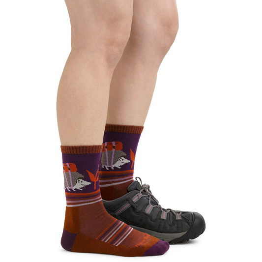 Darn Tough - Critter Club Micro Crew Lightweight with Cushion - Women's - Taupe