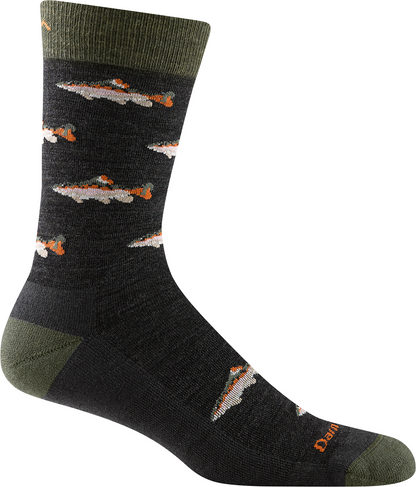 Darn Tough - Spey Fly Crew Lightweight with Cushion - Men's - Charcoal