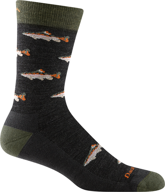 Darn Tough - Spey Fly Crew Lightweight with Cushion - Men's - Charcoal