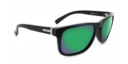Optic Nerve - Ziggy - Shiny Black; Polarized Smoke w/ Red Mirror